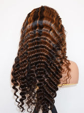 Brooklyn Hair 13x4 HD Lace Front Color-Pop Wig / Deep Wave Style Wig 24-26" 24-26" / Sun-kissed / 13x4 HD Lace